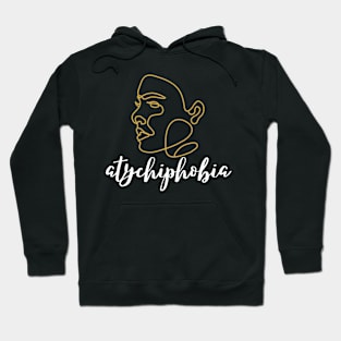 atychiphobia line art Hoodie